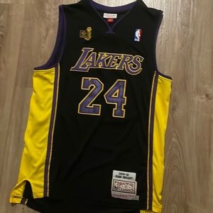 Mitchell&Ness, Black, Los Angeles Lakers, Kobe Bryant, 2009 Championship Jersey